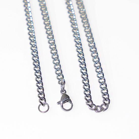 Jbans Classic Surgical Steel Simple Chain Necklace (C1901-An614Sv)