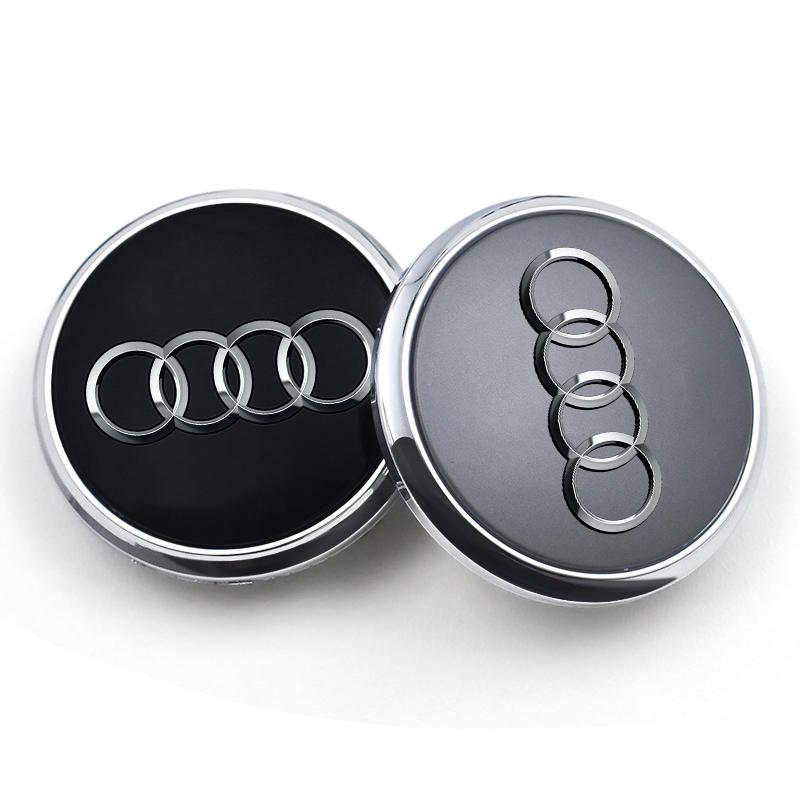 4PCS 60/61/68/69/mm Car Wheel Center Hub Caps Hubcap Tire Rim Covers Replacement For Audi A1 A3 8P A4 B5 B6 B7 B8 A5 A6 C5 C6