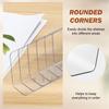 HOLIDYOYO Set Clear Divider 11 inches x for Supermarket Display Easy Gap Divider Boards 6-Piece L-Shaped Boards, 2.4 inches, Plastic, Shelving,