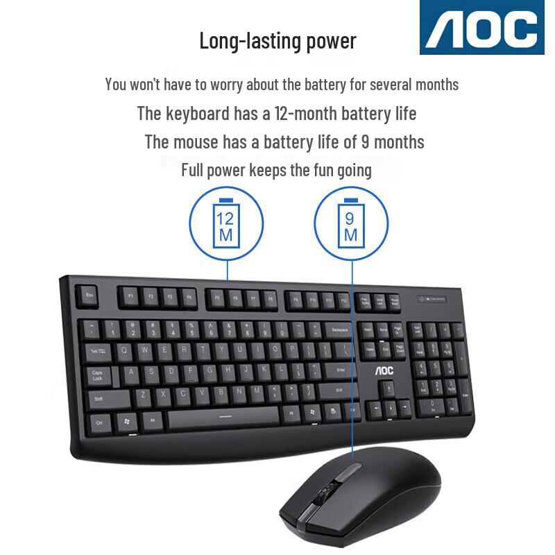 AOC KM220 Wireless Keyboard Mouse Combo