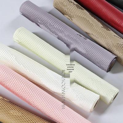 Mesh Honeycomb Floral Art Paper Roll - Honeycomb Grid Bouquet Wrapping & Fresh Flower Lining Paper