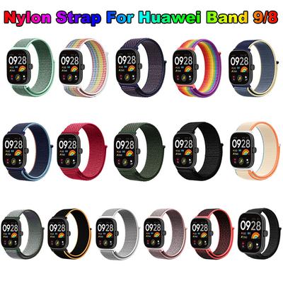 Cinturino per Orologio in Nylon per Huawei band 10/9/8 Cinturino da Polso Accessori Smartwatch Cinturino di Ricambio Braccialetto Sportivo Per Huawei Band10