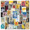 50Pcs Myth Tarot Stickers Diy Laptop Notebook Scrapbook Stationary Decal Magic Astrology Divination Sticker Kids Gift Toy