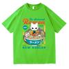 Nine Sols Yi Ramen T Shirt Fashion Men Aesthetic Funny Cute Cat Noodle T-Shirt Unisex High Quality Noodles Cotton Tees Shirts