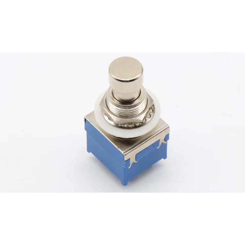3PDT Guitar Foot Switch - True Bypass Effect Pedal Push Button for DIY Pedalboard, Professional Guitar Stompbox Accessory