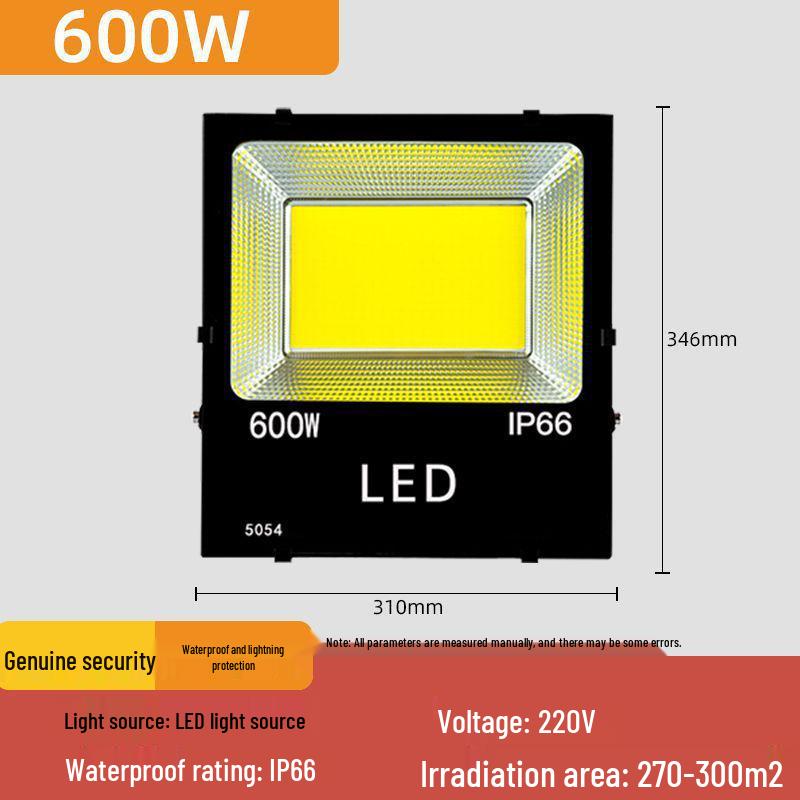 30W/50W Waterproof LED Floodlight: Warm Outdoor Spotlight for Courtyards & Advertising