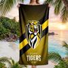 Richmond Tigers Fashion Beach Towel: Ideal for Summer Adventures Soft, Absorbent and Quick Drying Suitable for Swimming and Bathing