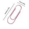 Enormous Paperclip Bookmarks Measuring 5.71 inch Made of Plastic Perfect for Book Lovers Students And Office Supplies