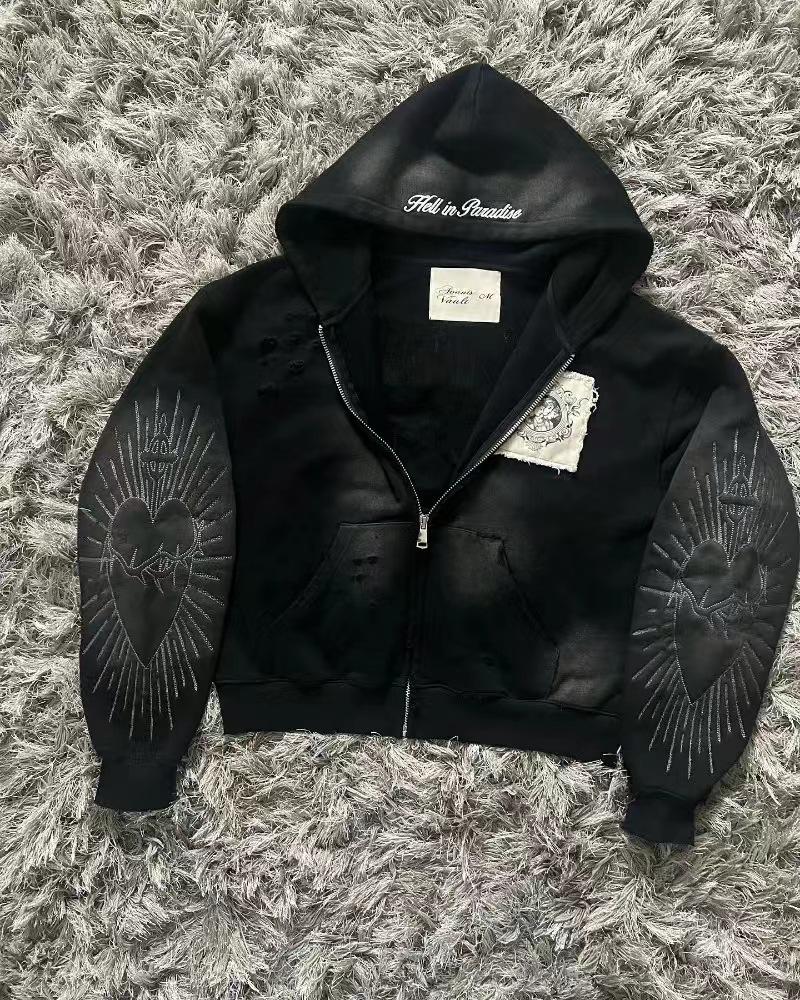 2024 Versatile 9OESH Zip-up Hoodie Cardigan - Stylish & Hot-Selling