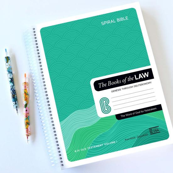 The Bible In A Year 52-Week Bible Study Workbook Spiral Bible Study Guide for Women A Yearlong Bible Study Plan Book