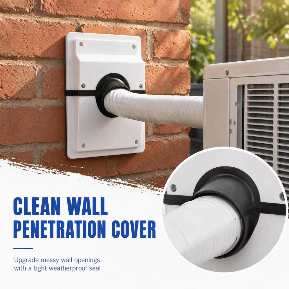 Plastic Line Set Cover Kit Wall Mounted Line Set Cover For Indoor Outdoor Air Conditioner