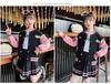 Trendy Korean-Style Baseball Uniform for Girls - 2025 Spring & Autumn Pleated Skirt, College Style for Middle & Large Children