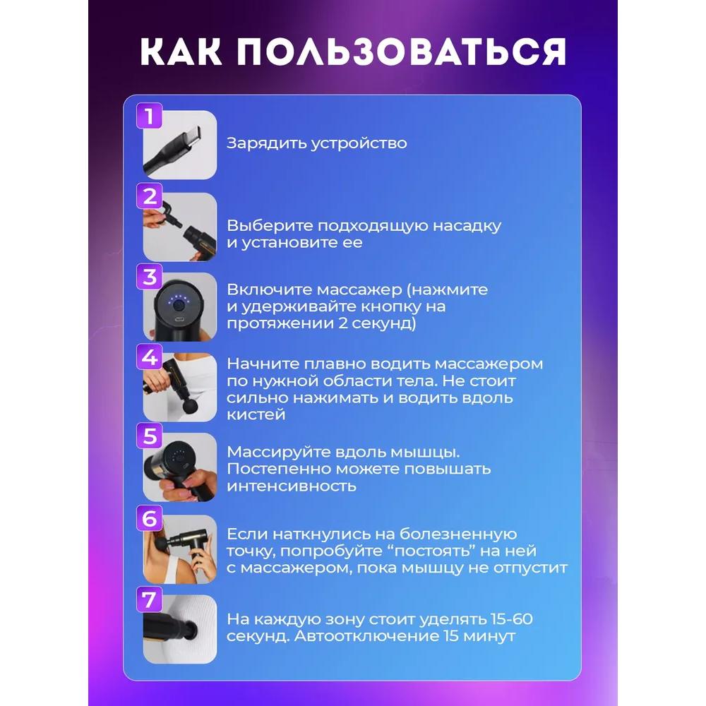 Percussion-Körpermassagegerät, Massagepistole