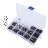 200Pcs Bullet Rivet Punk Nail Snap Fastener Tool Kit Zinc Alloy DIY Leather Craft Press Studs