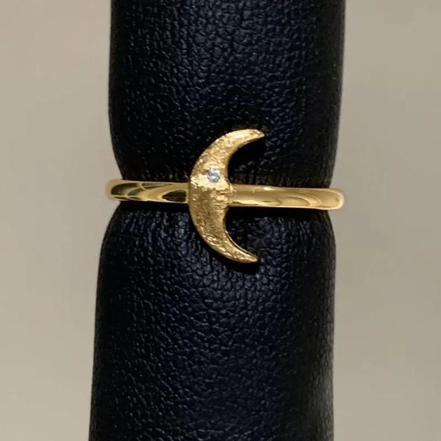 Elegant Copper Star Moon Sun Ring For Women Unique Design Adjustable Size Fashion Accessory