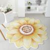 Household Special-shaped Flower Imitation Cashmere Carpet Living Room Floor Mat Bedroom Bedside Blanket