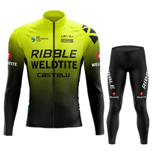 CASTELU Cycling Jersey Set Team Long Sleeve Kit Cycling Clothing Sports breathable Men Road Bike Suit MTB Pants Wear Autumn 2026