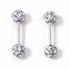 Double-Headed Rhinestone Round Ball Stud Earrings for Women, Luxe Versatile Ear Cartilage Studs, Super Shiny High-End Screw Earrings