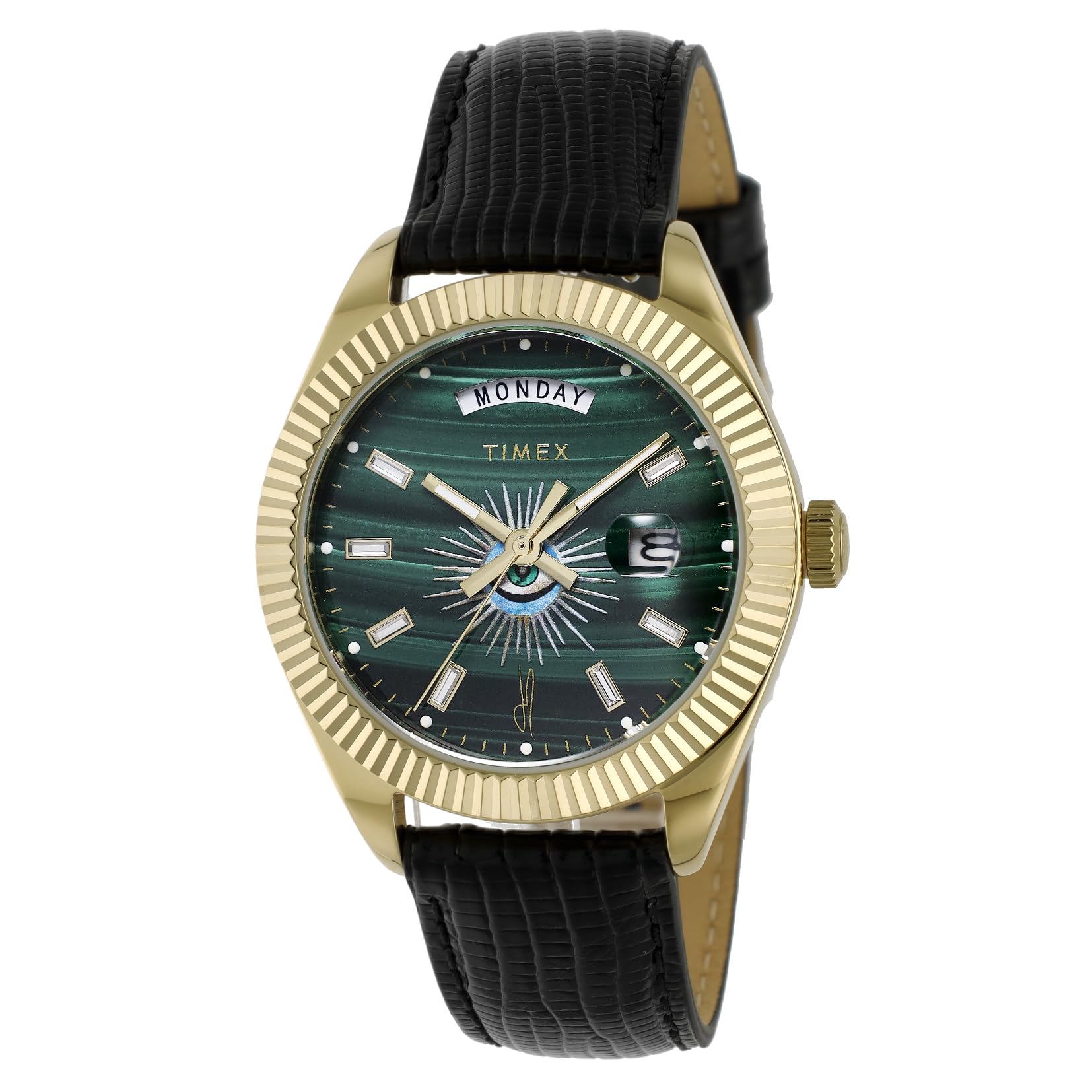 

Lab Watch Quartz 5 ATM Water Resistant Mineral Glass Green Dial TW2W88200 [TIMEX] Women s [Authentic] зелений
