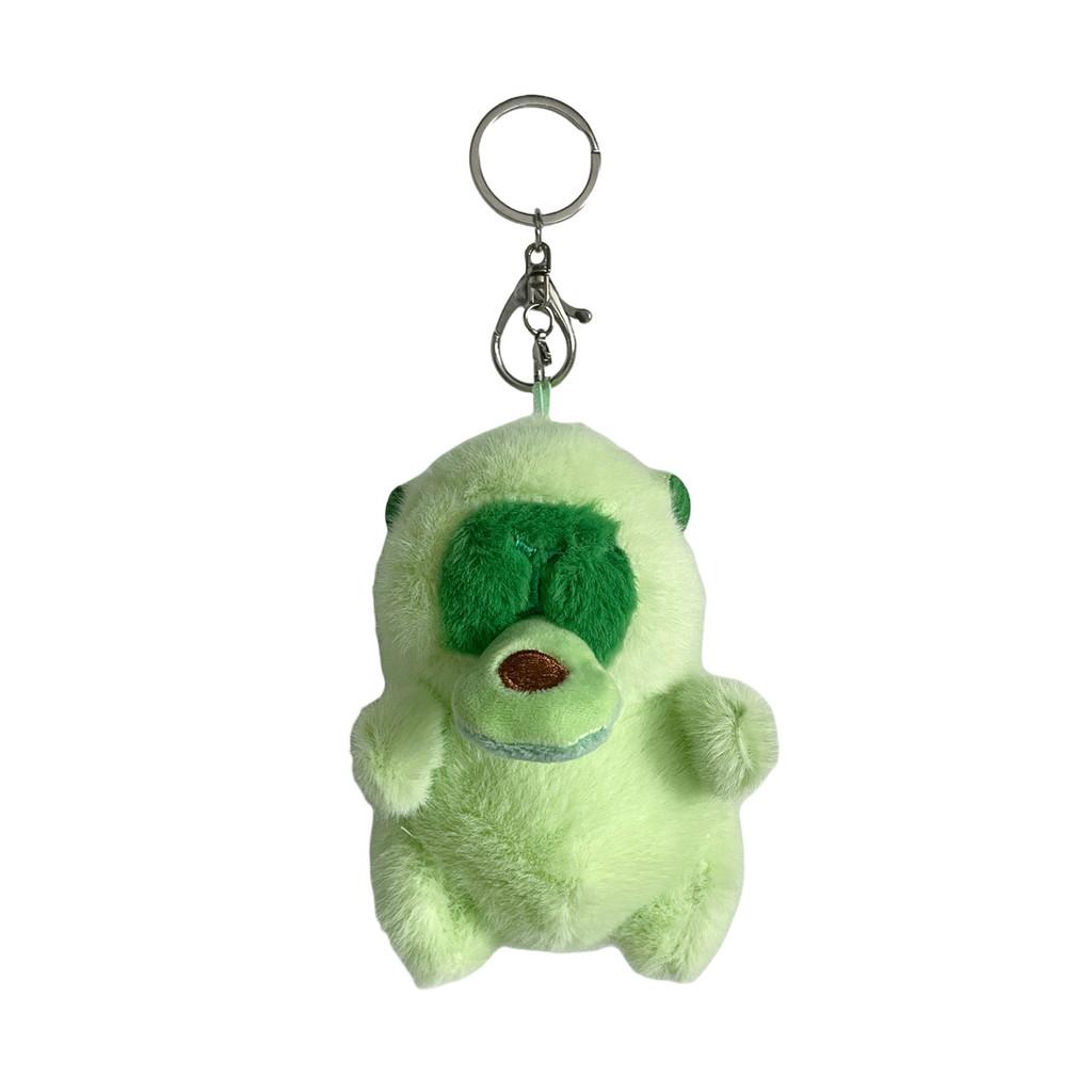 Adorable Avocado Capybara Plush Keychain Soft Short Plush Stuffed Animal Toy