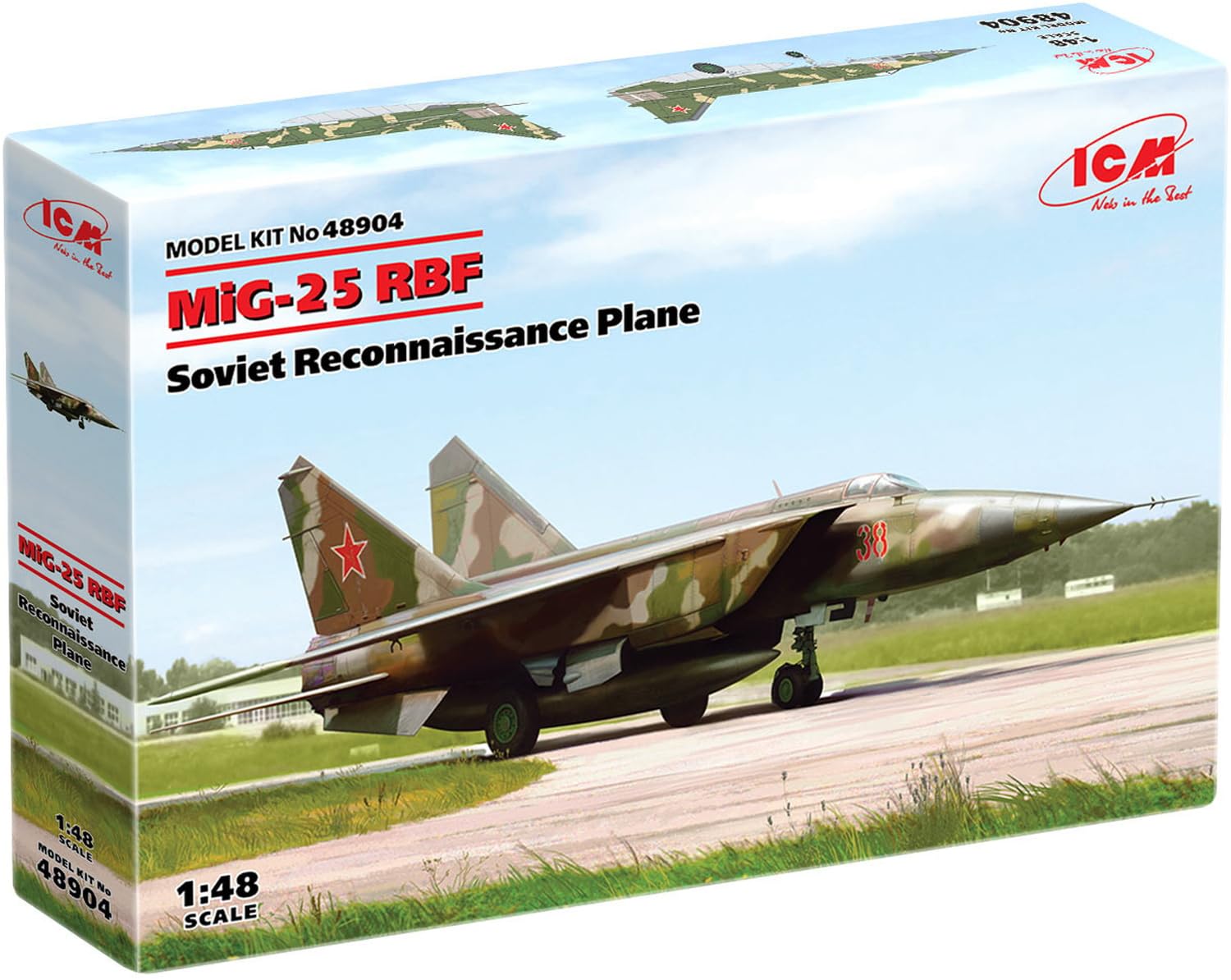 

ICM 1/48 scale Soviet Air Force MiG-25 RBF plastic model kit 48904