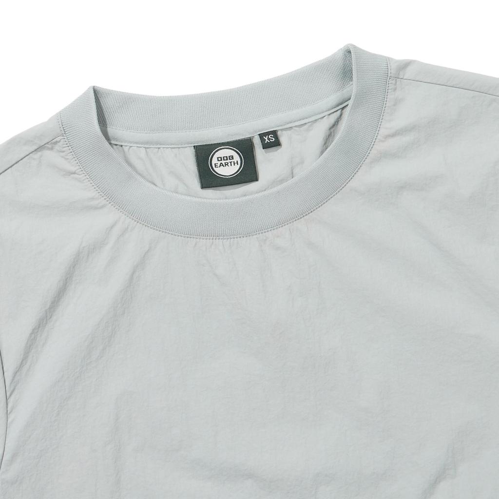 BBC EARTH Earth Heart Woven Short Sleeve T-Shirt_Dark Mint