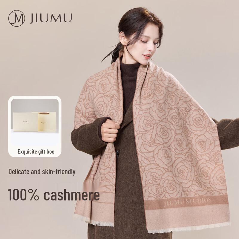 JIUMU 100% Cashmere Women's Scarf & Shawl