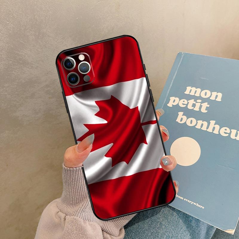 

Canada Canadian Flag Case For iPhone 17 Air 16 15 14 13 11 12 Pro Max 13 mini XR 15 16 Plus 16e Back Cover Shell iPhone 14
