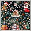 Christmas Window Stickers Set, Static Cling Glass Décor for Home