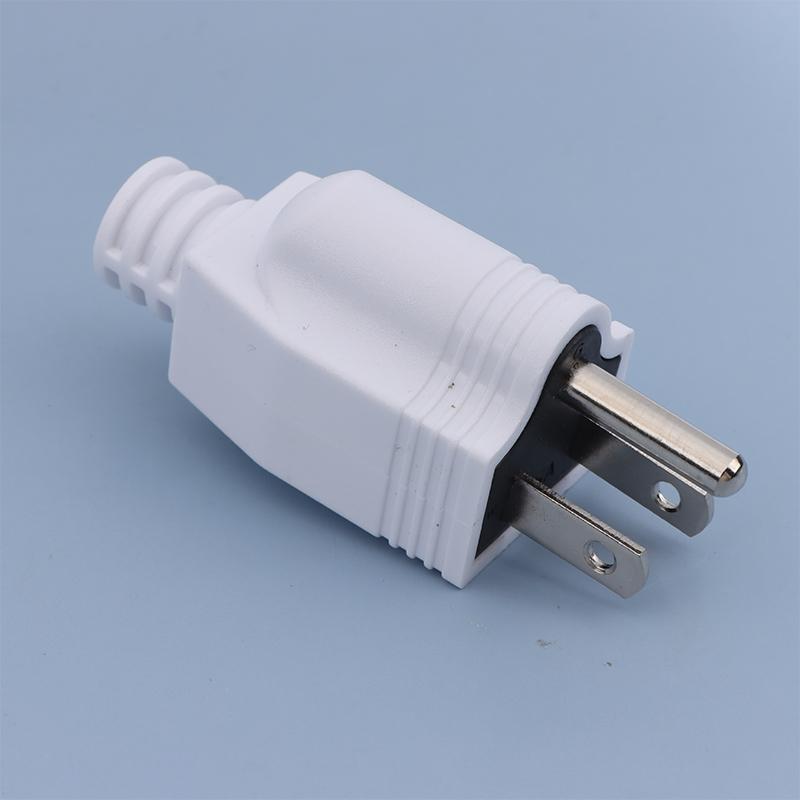 

Американская 3-контактная 5-15P вилка переменного тока, электрическая, шнур-адаптер, перепаиваемый, удлинитель, разъем белый