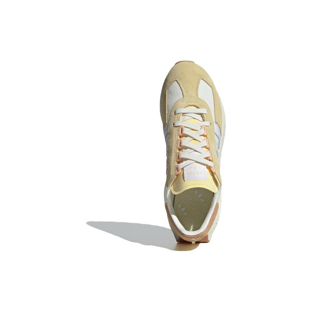 Adidas Originals Retropy E5 Retro Comfortable Versatile Fabric Cushioning Durable Low-Top Running Shoes Women sneaker Off-White Yellow ID3267