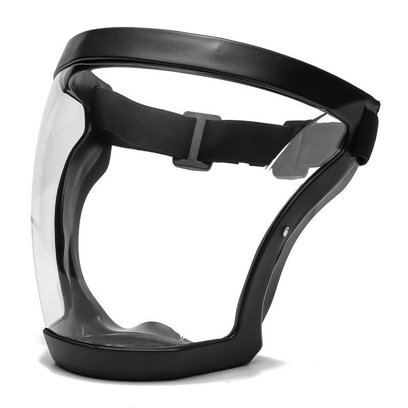 1pc Transparent Full Reusable Dustproof Antifog WindproofMask HD Safety Glasses Protection Antisplash Mask With Filters
