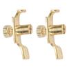 2PCS Golden Color Fine Tuner Adjuster Metal Clip Tuner Accessory For String Instruments