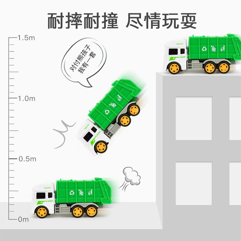 Kinderspielzeug Modellauto Trägheitssimulation Baufahrzeug Feuerwehr Müllabfuhr Bagger Leiter Jungenspielzeug