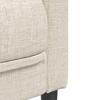 3 Piece Cream Fabric Sofa Set