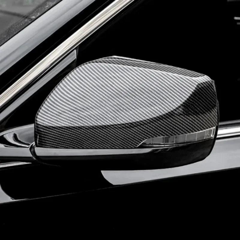 For Cadillac CT5 CT6     2024 Car Rearview Side Mirror Cover Wing Cap Exterior Door Housing Shell Trim