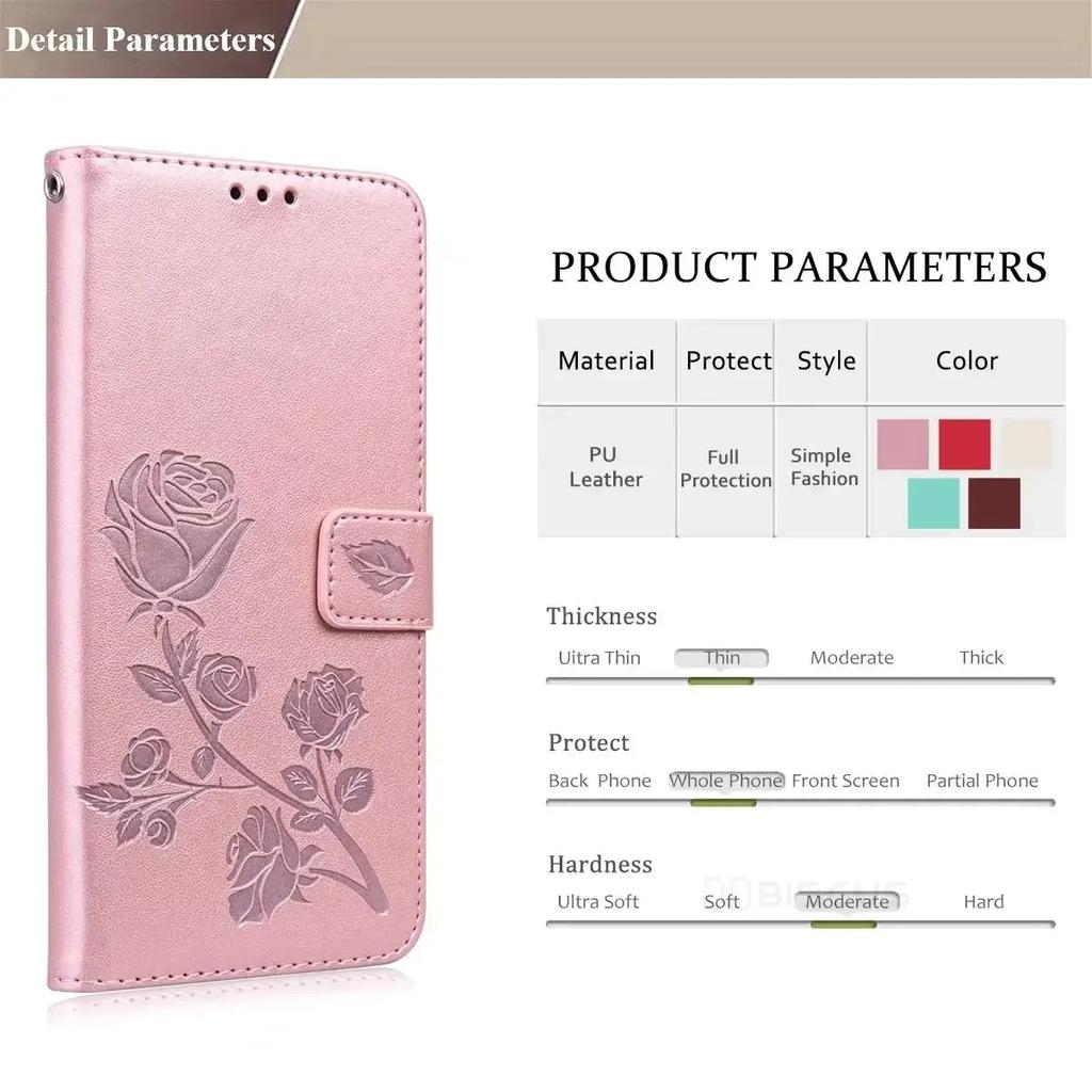 Leather Flip Case For Samsung Galaxy A13 A23 A33 A53 5G A73 A03 Core A12 A52S A22S A32 A51 M33 M53 Book Wallet Magnetic Cover