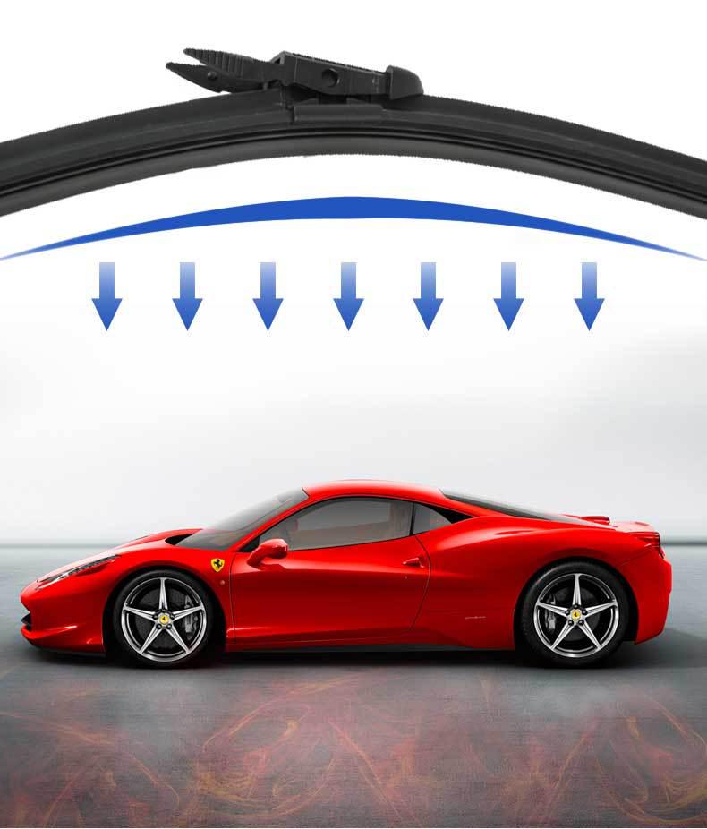 Bone-Free Wiper Blades for Ford: Compatible with Mondeo, Victory, Fiesta, Ecosport, Kuga, and Focus