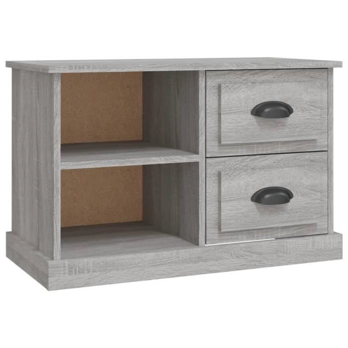 VidaXL TV Cabinet Sonoma Grey 73x35.5x47.5 Cm Engineered Wood 816174
