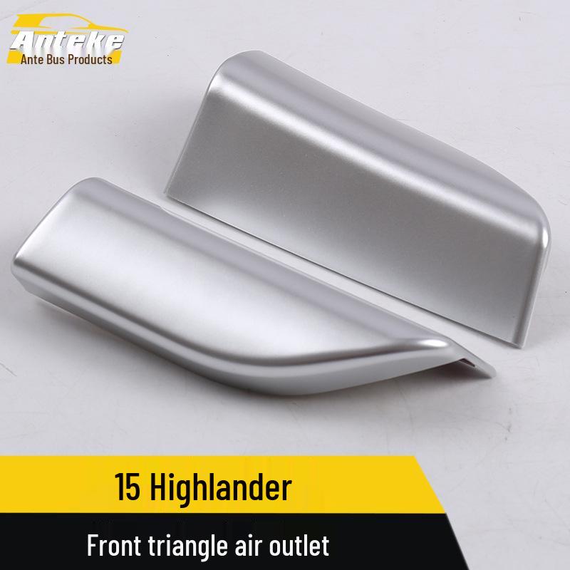 Highlander Front Triangle Air Vent and Center Console Air Conditioning Sticker Set