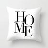 Black and White Simple Decorative Pillowcase Living Room Office Home Pillowcase Car Ornaments