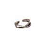 Lukewarm Wind Irregular Lines Cross Winding X Ring Female Index Finger Light Luxury Fashion Simple Multi-layer Ins Tide Elegant Simple Women Rings