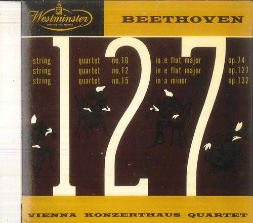 

CD VIENNA KONZERTHAUS QUARTET Beethoven String Quartet No15 In A CD57 WESTMINSTER South Kore Classical Used