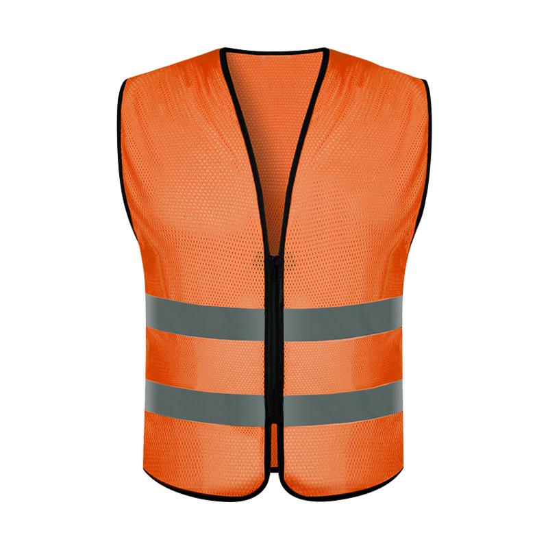 Reflective Multi-Pocket Safety Vest for Construction, Cycling, and Sanitation Workers