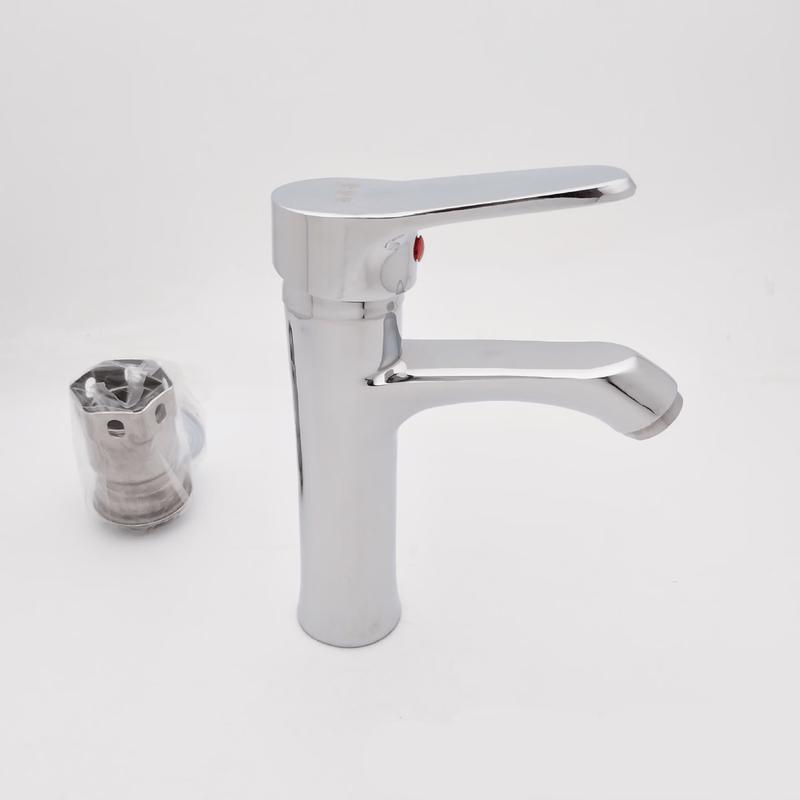 TLXT Single Handle Wall-Mounted Hot/Cold Basin Faucet