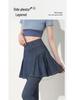 High Waist Two-Piece Yoga Pants - Spring/Summer Tummy Control, Pocketed, Cropped Denim, Plus Size