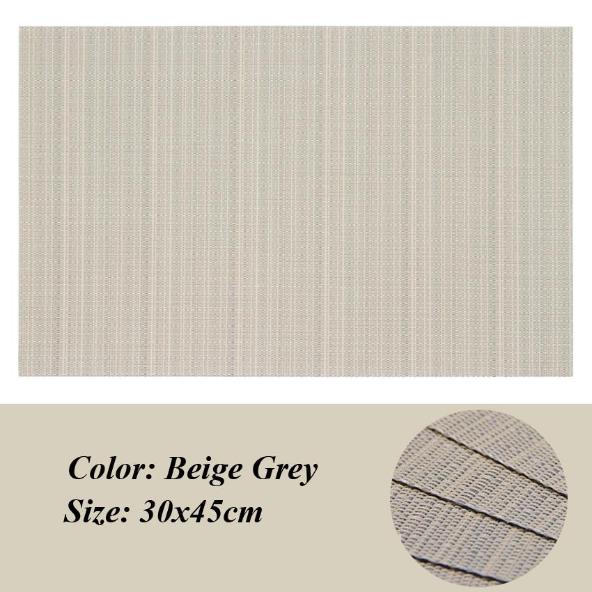 2/4/6 buc. Covoraș de loc pentru masă din PVC Covoraș pentru masă de cafea țesătură tampoane cu discuri Bowl Coasters De Cozinha 30*45 cm farfurie bar bucătărie