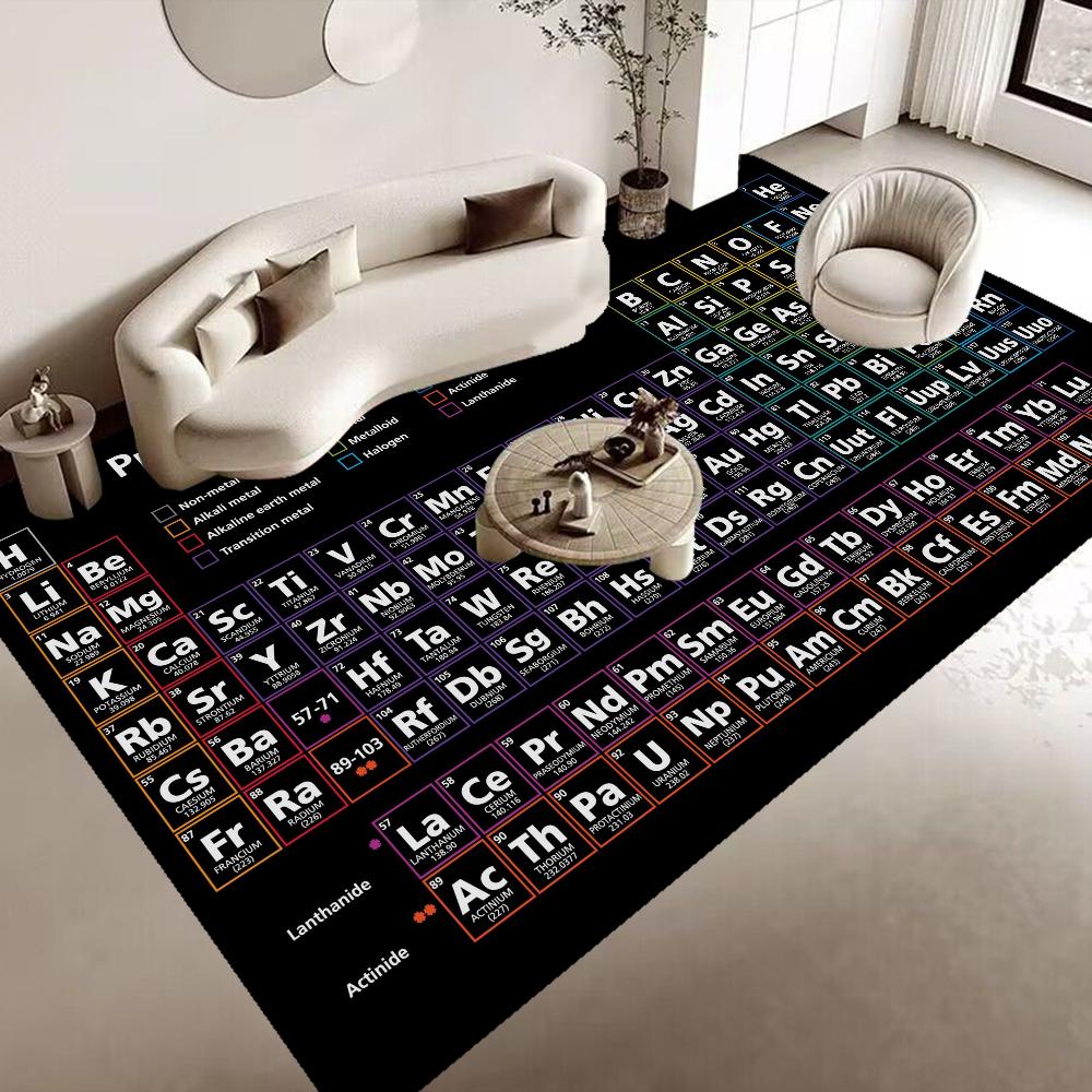 Układ Okresowy Pierwiastków Mata Łazienkowa Antypoślizgowa Wchłaniająca Wodę Długi Pasek Poduszka Mata do Sypialni Mata Dekoracyjna do Hotelu