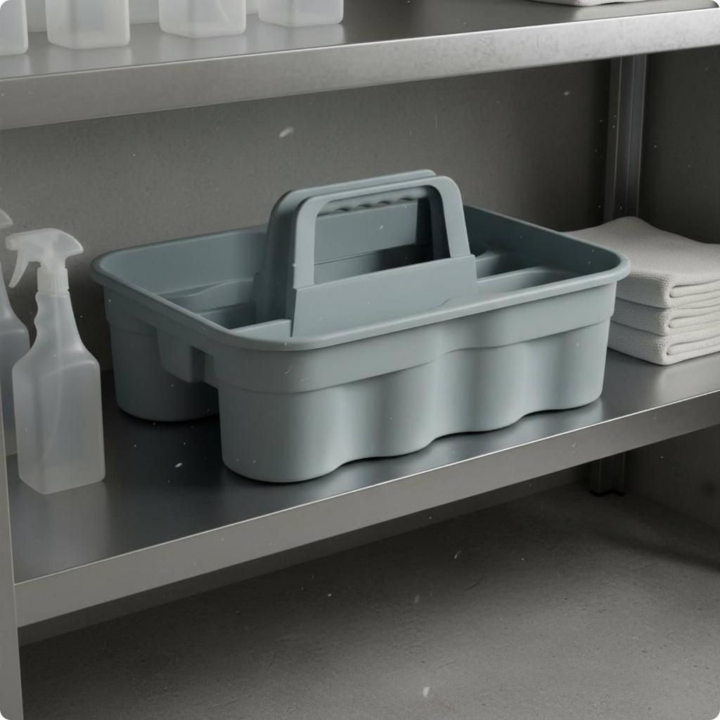 Housekeeping Shower Basket Supply Organizer with HandleLightweight Maid Carrier Easy To Organize