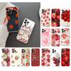 Strawberry Cat Cartoon Phone Case For Iphone 17ProMax 17 Pro Air 16 15 14 13 Pro Max 16 15 14 13 Pro 15Plus